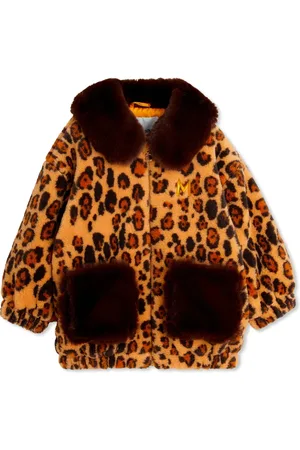 Mini Rodini Jacke mit Leoparden-Print