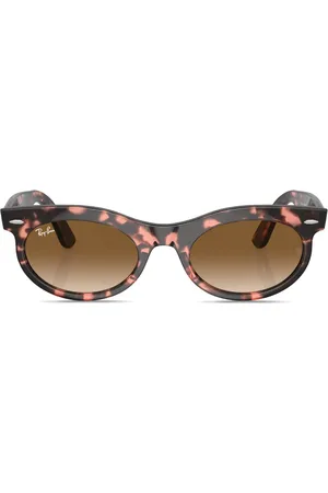 Ray-Ban Wayfarer Oval Sonnenbrille mit ovalem Gestell