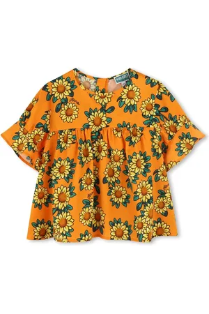 Kenzo Bluse mit Sonnenblumen-Print