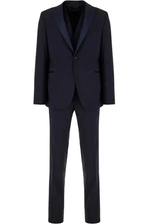 corneliani Anzug mit Schalkragen
