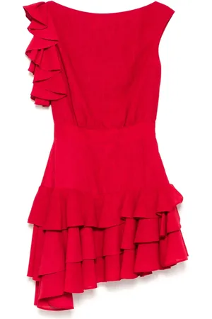 Saiid Kobeisy Kurzes Kleid mit Drapierung
