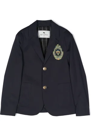 Etro Sakko mit Logo-Stickerei