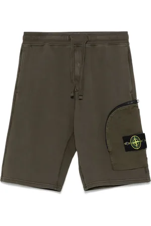 Stone Island Shorts mit Kompass-Patch