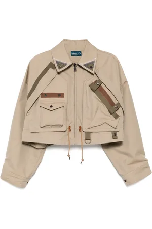 Kolor Cropped-Jacke im Military-Look