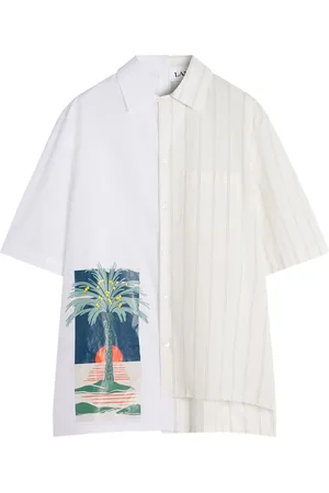 Lanvin Hemd mit Kontrasteinsätzen