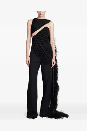 DAVID KOMA Drapiertes Top
