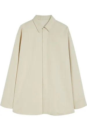 Jil Sander Jeanshemd mit Logo-Patch