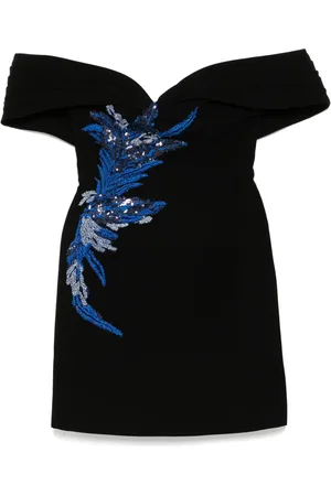 Saiid Kobeisy Verziertes Minikleid
