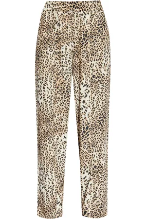 Gestuz Hose mit Leoparden-Print