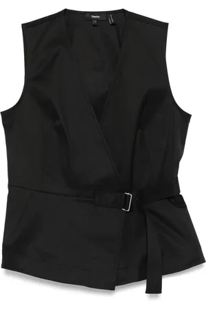 THEORY Top in Wickeloptik