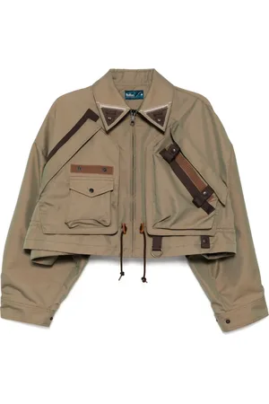 Kolor Cropped-Jacke im Military-Look