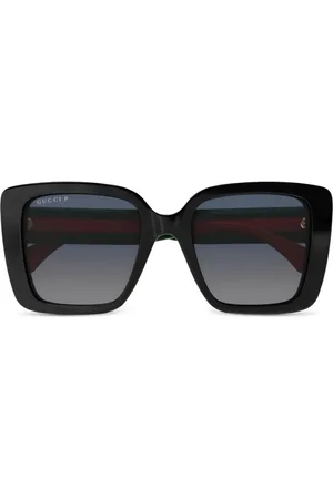 Gucci Sonnenbrille mit Web-Detail