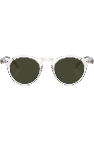 Oliver Peoples Op-13 Sonnenbrille mit rundem Gestell
