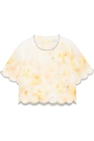 ZIMMERMANN Crush Cropped-Top