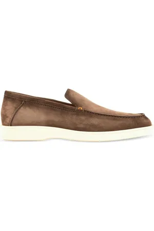 santoni Loafer aus Wildleder