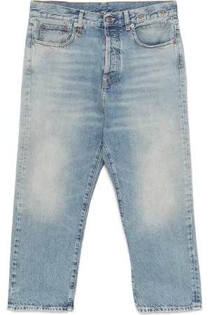 R13 Jeans mit tiefem Schritt