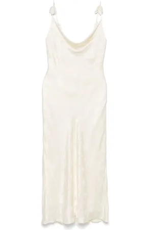 ROTATE Midikleid aus Satin