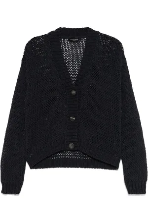 Roberto Collina Cardigan mit Lochstrickmuster
