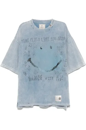 Maison Mihara Yasuhiro T-Shirt im Distressed-Look