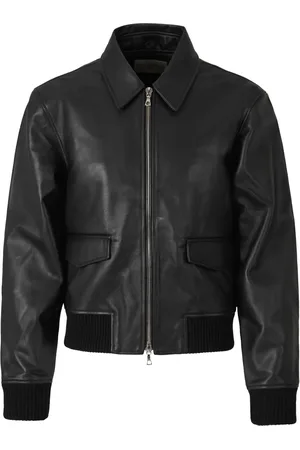 OFFICINE GENERALE Bomberjacke aus Leder