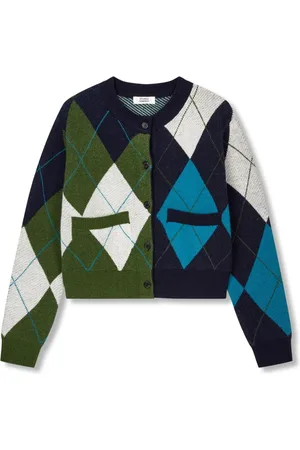 Studio Tomboy Cardigan mit Argyle-Muster