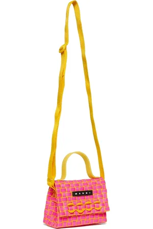 Marni Schultertasche mit Logo-Patch
