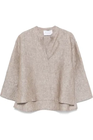 Kaos Bluse aus Leinen