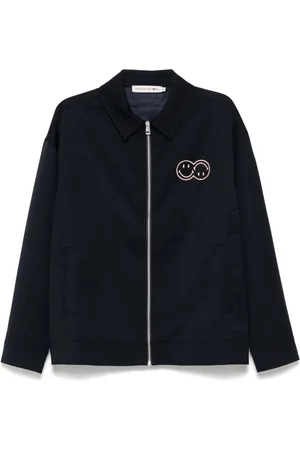 JOSHUA SANDERS Jacke mit Logo-Stickerei