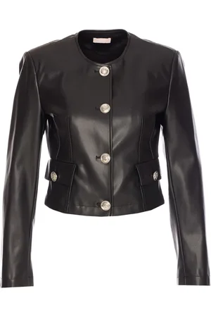 Liu Jo Cropped-Jacke mit Rundhalsausschnitt