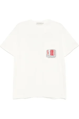 JOSHUA SANDERS T-Shirt mit Stickerei