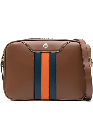 Bally Schultertasche mit Streifen