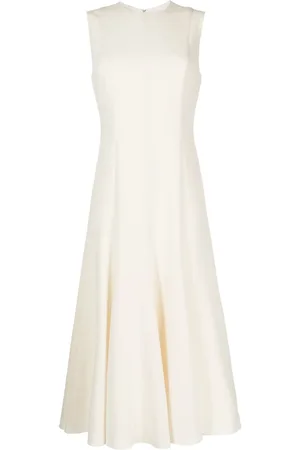 THEORY Ausgestelltes Midikleid aus Krepp