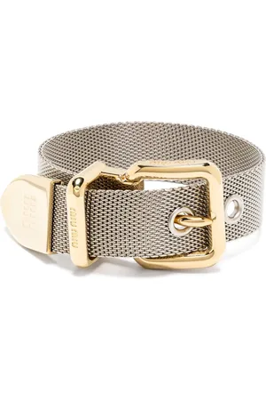 Miu Miu Zweifarbiges Armband mit Schnalle