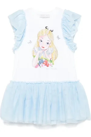 MONNALISA X Disney Kleid mit Alice-Print