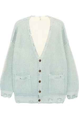 R13 Cardigan mit Print