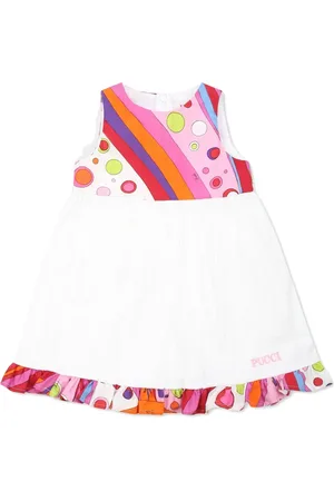 PUCCI Junior Kleid mit Fontane-Print