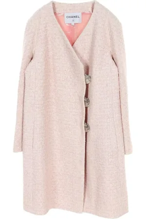 CHANEL 1986-1988 Mantel aus Tweed