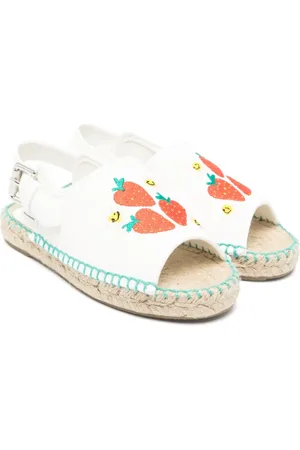 Stella McCartney Espadrilles mit Erdbeerstickerei