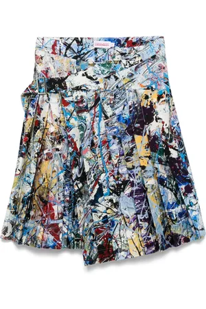 Charles Jeffrey Loverboy Minirock mit grafischem Print