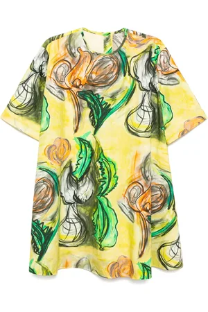 JNBY Oversized-Kleid mit Pflanzen-Print