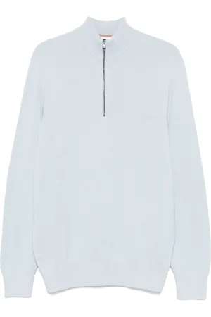 HUGO BOSS Pullover mit Reißverschluss