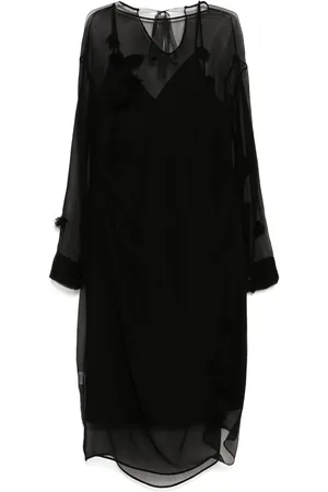 JNBY Seidenkleid mit abgerundetem Kragen