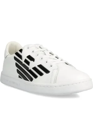 EA7 Sneakers mit Logo-Prägung
