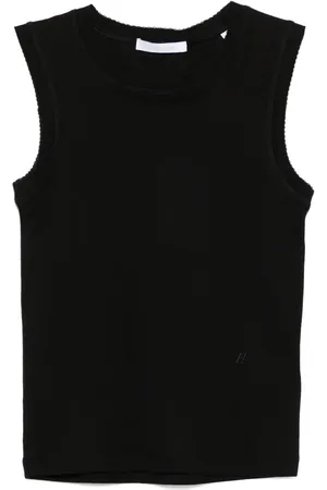 Helmut Lang Tanktop mit Logo-Stickerei