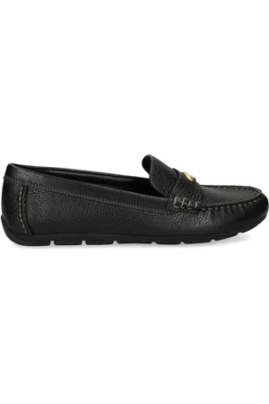 Coach Loafer mit Logo-Schild