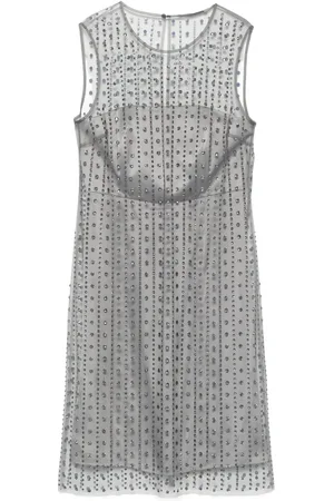 Luisa Cerano Minikleid in Netz-Optik