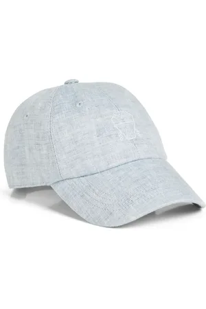 Brunello Cucinelli Baseballkappe mit Logo-Print