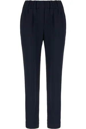 Brunello Cucinelli Schmale Cropped-Hose