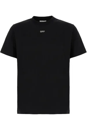 OFF-WHITE T-Shirt mit Logo-Stickerei