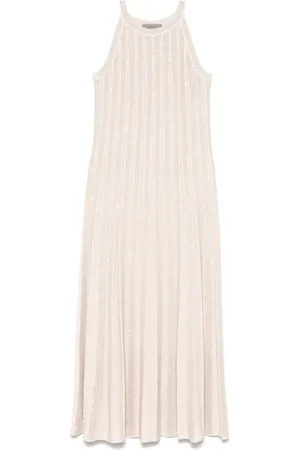 D.EXTERIOR Midikleid aus Lurex-Strick